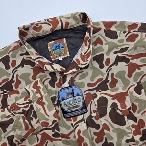 Amigo Provisions‎ Co. UT Texas Longhorns Camo Frio Tech Shirt Mens Size 2XL NWT